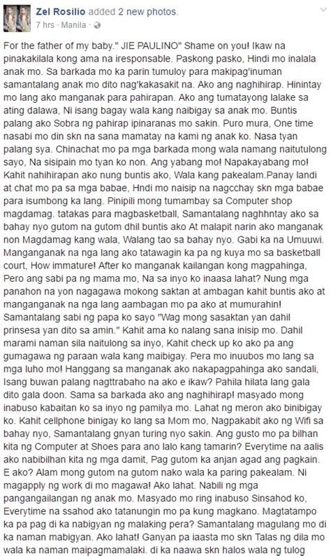 Zel Rosilio and Jie Paulino scandal .